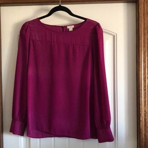 J Crew long sleeve blouse